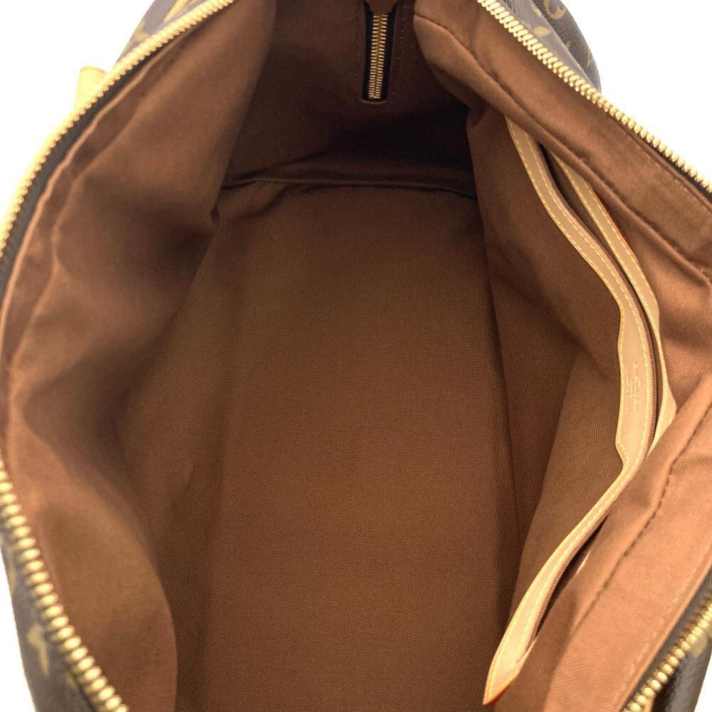 LOUIS VUITTON Authentic Brown Monogram Canvas Carryall Boston Bag - Picture 6 of 16